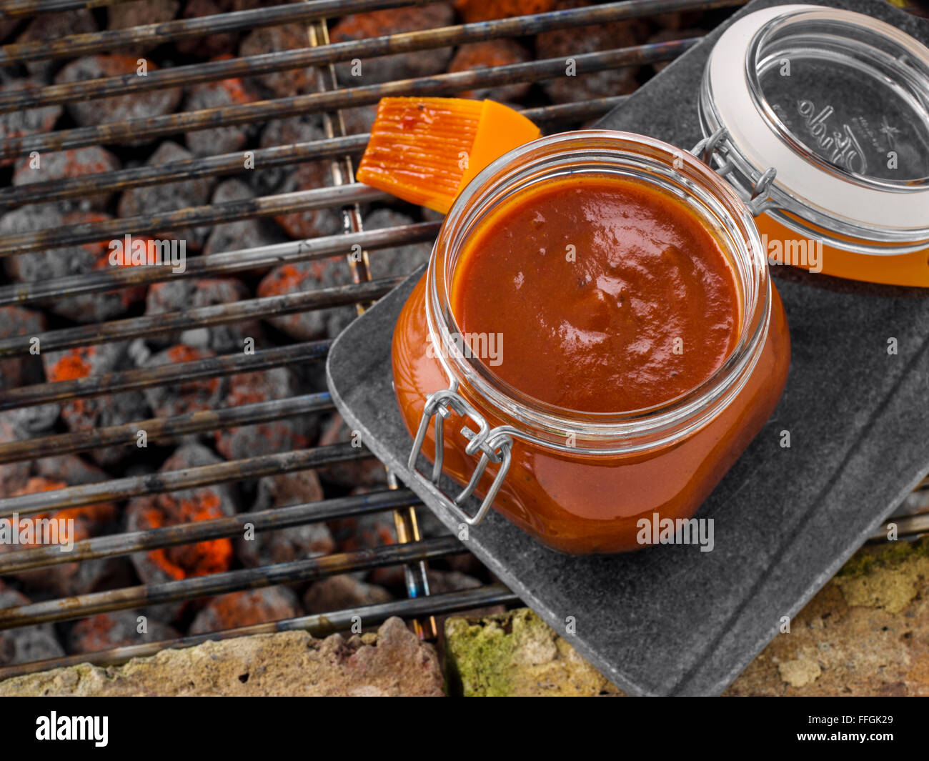 Chipotle BBQ sauce Stock Photo Alamy