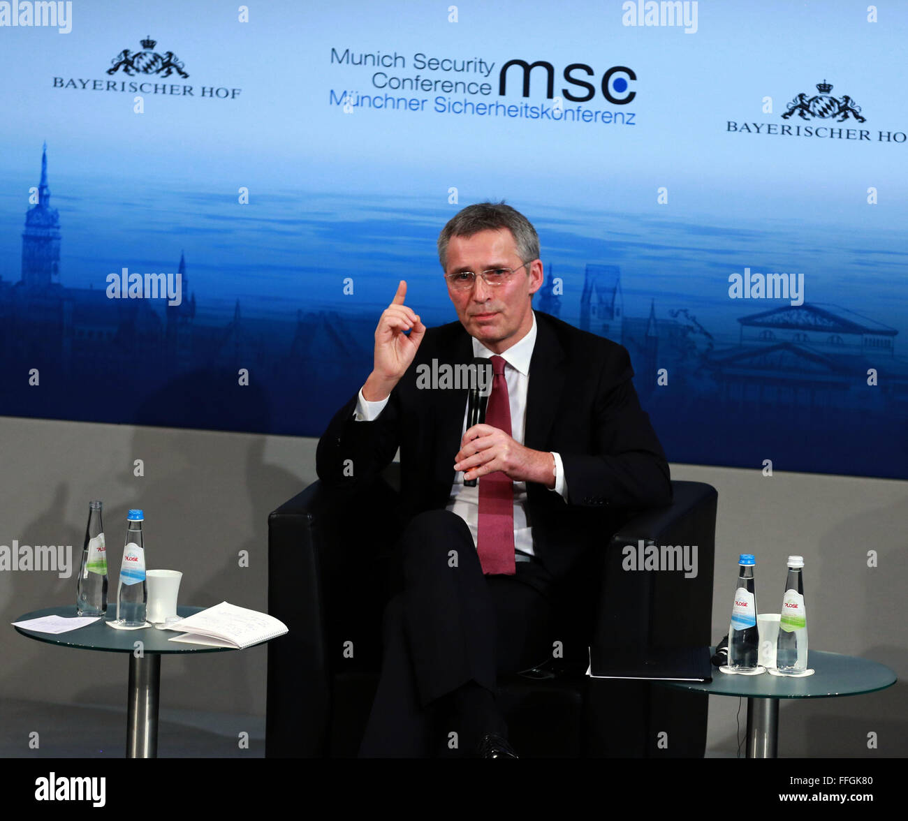 13th secretary general of nato jens stoltenberg hi-res stock ...