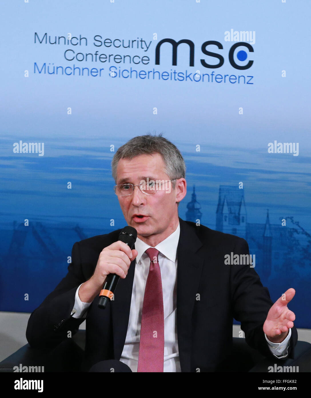 13th secretary general of nato jens stoltenberg hi-res stock ...