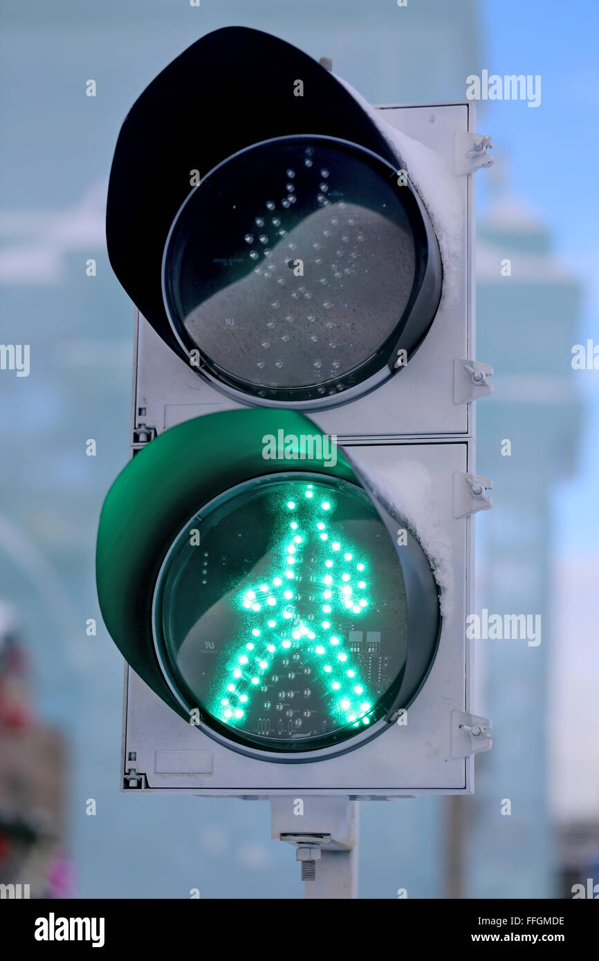 Traffic lights green man hires stock photography and images Alamy
