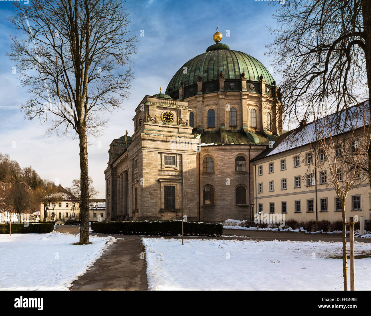 St. Blaise Abbey (Kloster St. Blasien), Black Forest, Germany Stock Photo