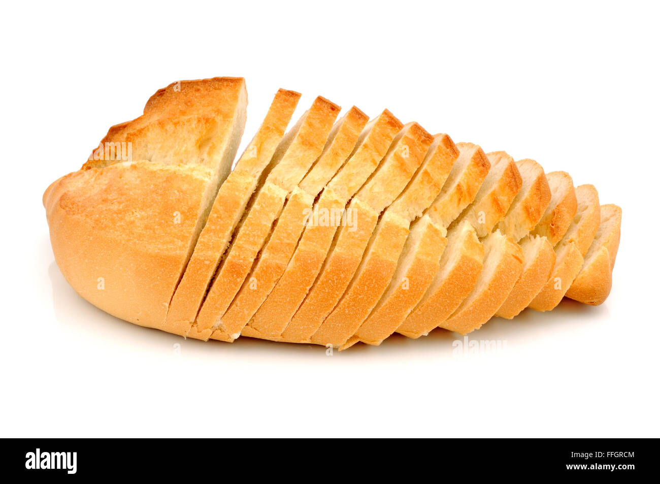 White loaf made from rye and wheat flour coarse grinding Stock Photo ...