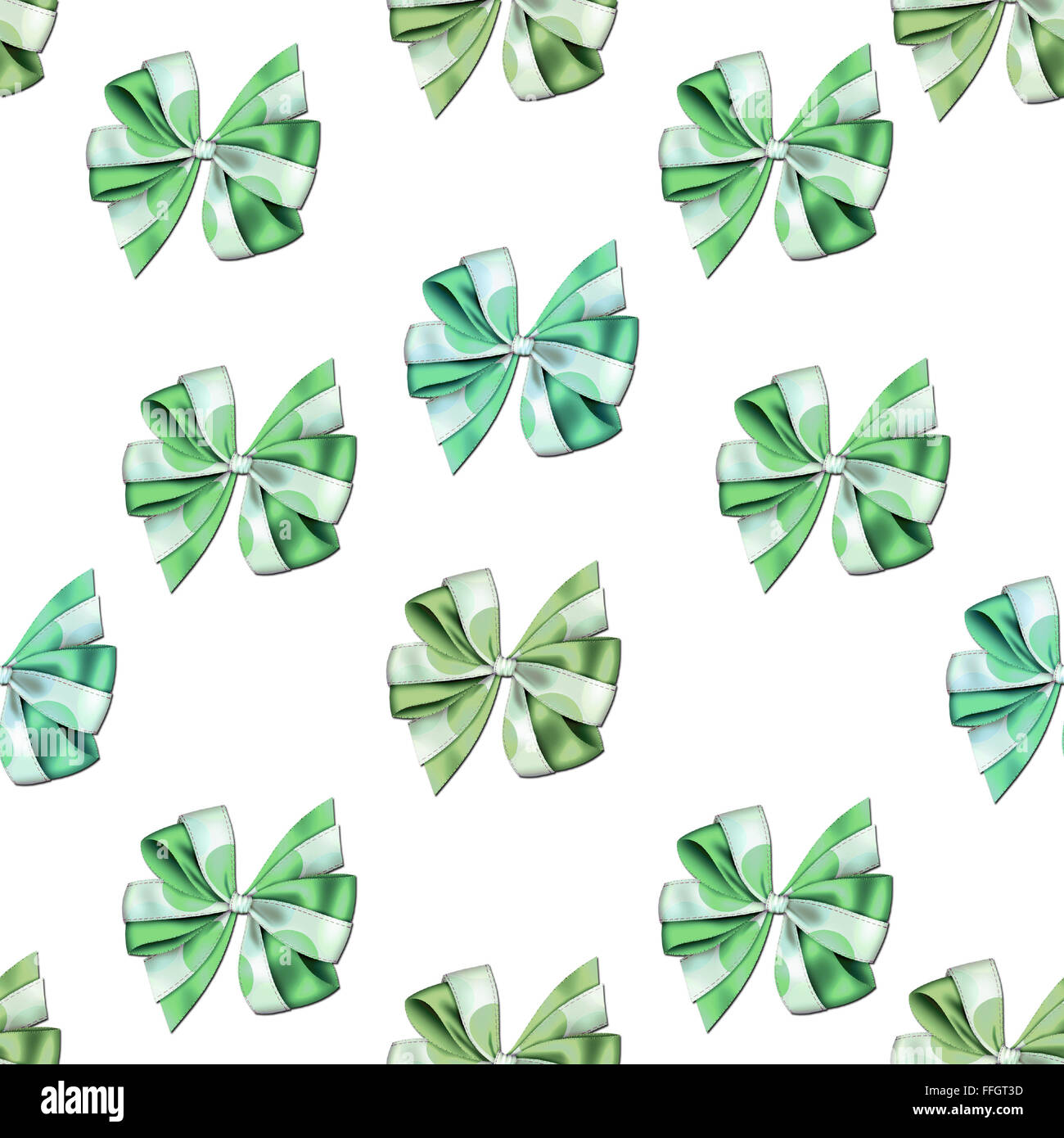 All over background Seamless pattern - Little cute bows and ribbons in ...