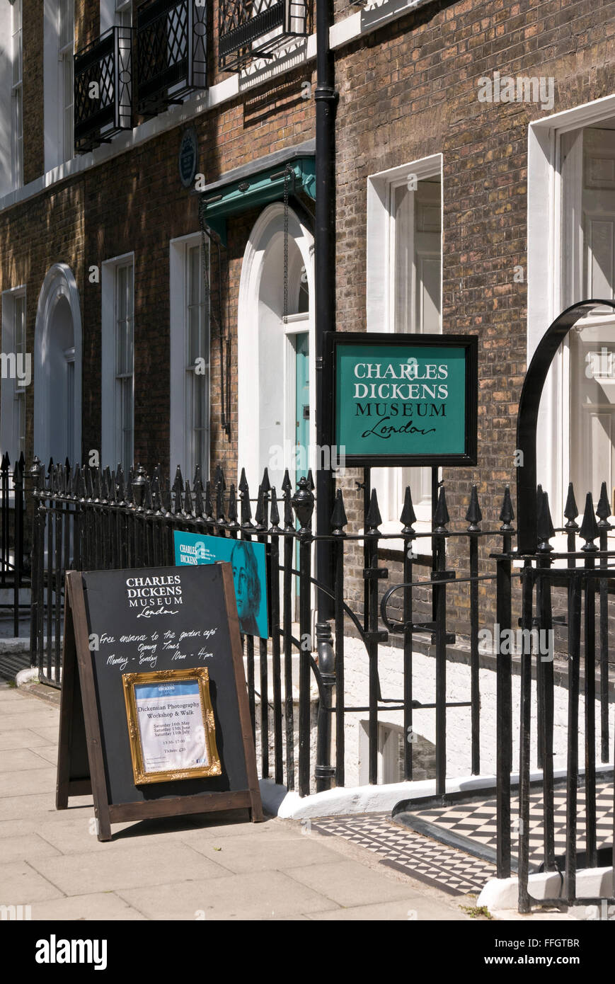 Charles Dickens Museum In London, United Kingdom. Stock Photo
