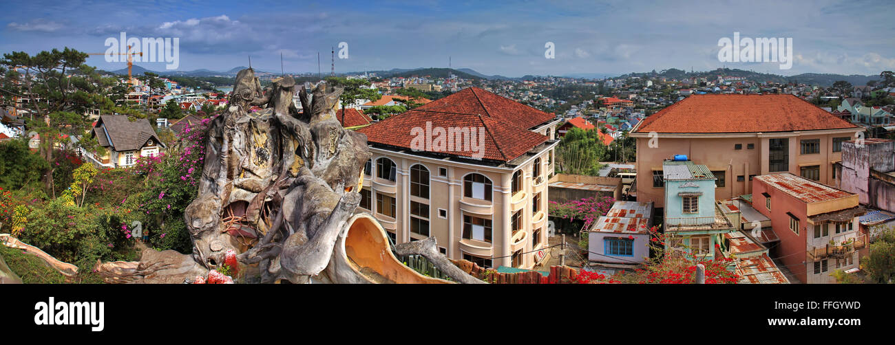 Hang Nga guesthouse, also known as the 'Crazy House' Stock Photo