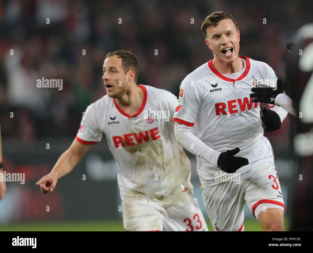 Cologne, Germany. 13th Feb, 2016. FC Koeln vs Eintracht Frankfurt