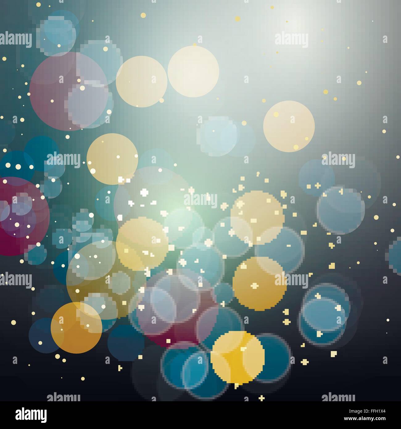 Modern black bokeh Stock Vector Images - Alamy