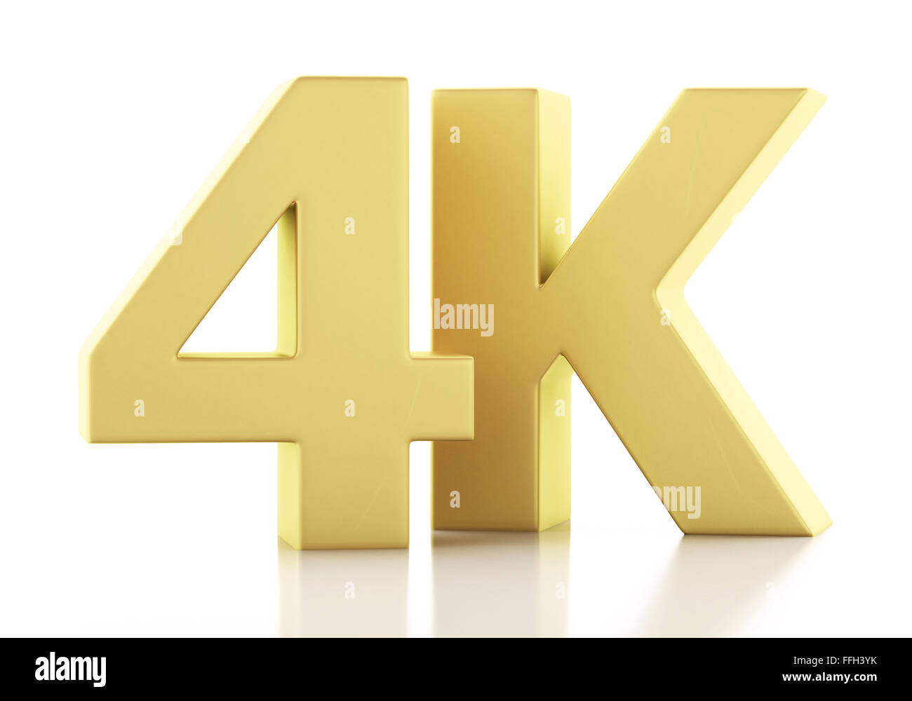 3d illustration. 4K UltraHD TV high definition digital television