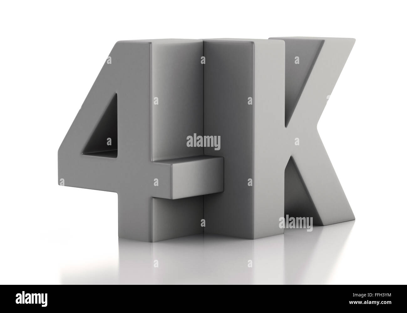 3d illustration. 4K UltraHD TV high definition digital television