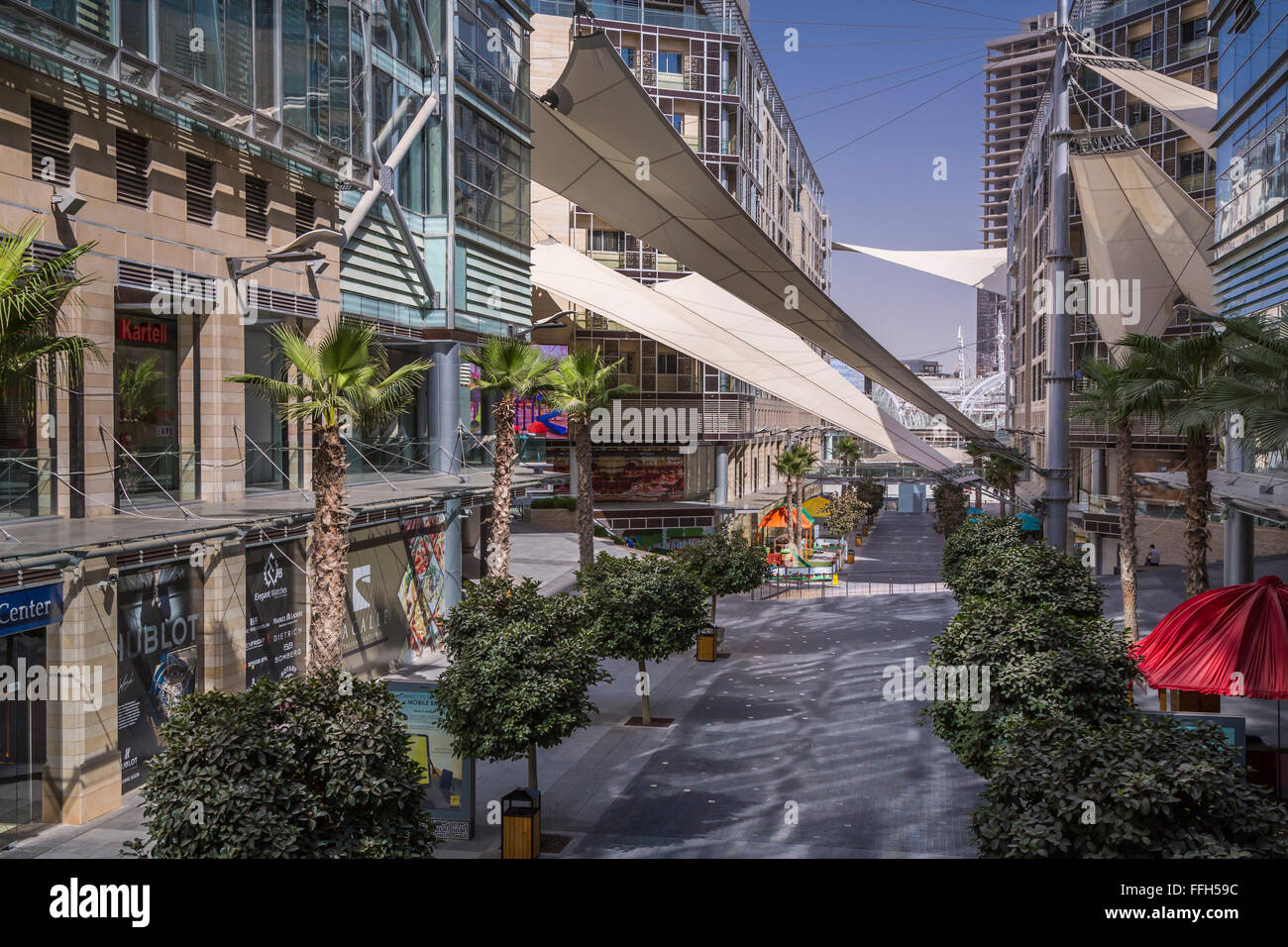 The Boulevard Hotel, condo and shopping complex in Amman, Hashemite Kingdom of Jordan, Middle East. Stock Photo