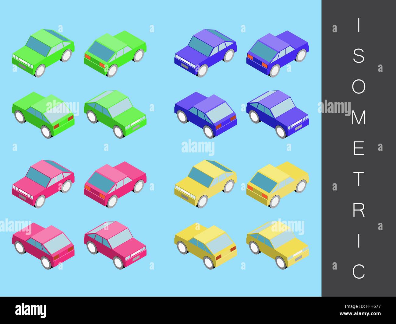 Isometric transport icon set Stock Vector Image & Art - Alamy