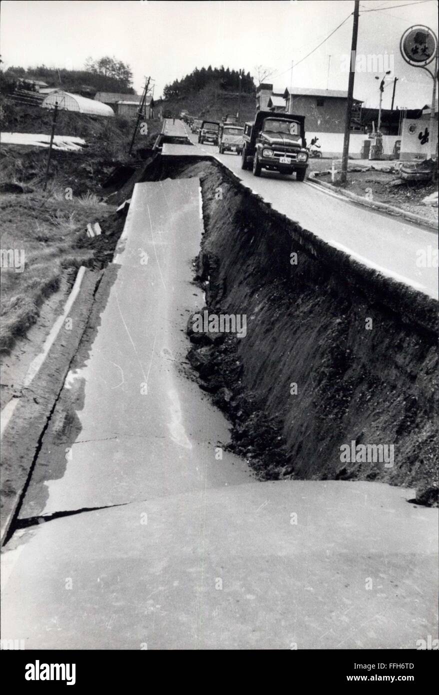 1968- Big earthquake rock North Japan Two violent earthquakes