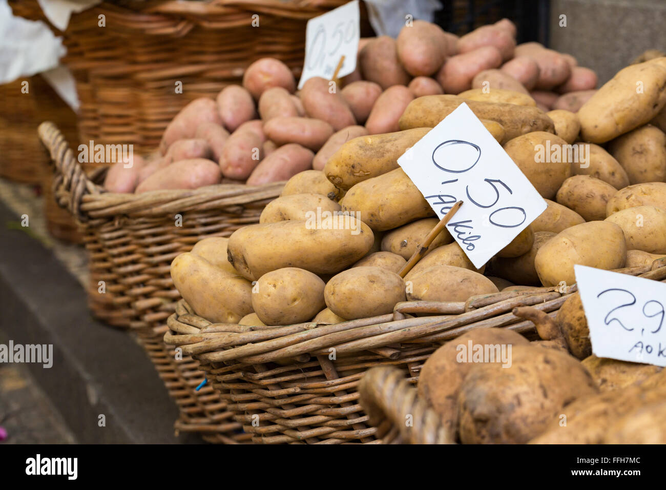 Farmer selling potatoes hires stock photography and images Alamy