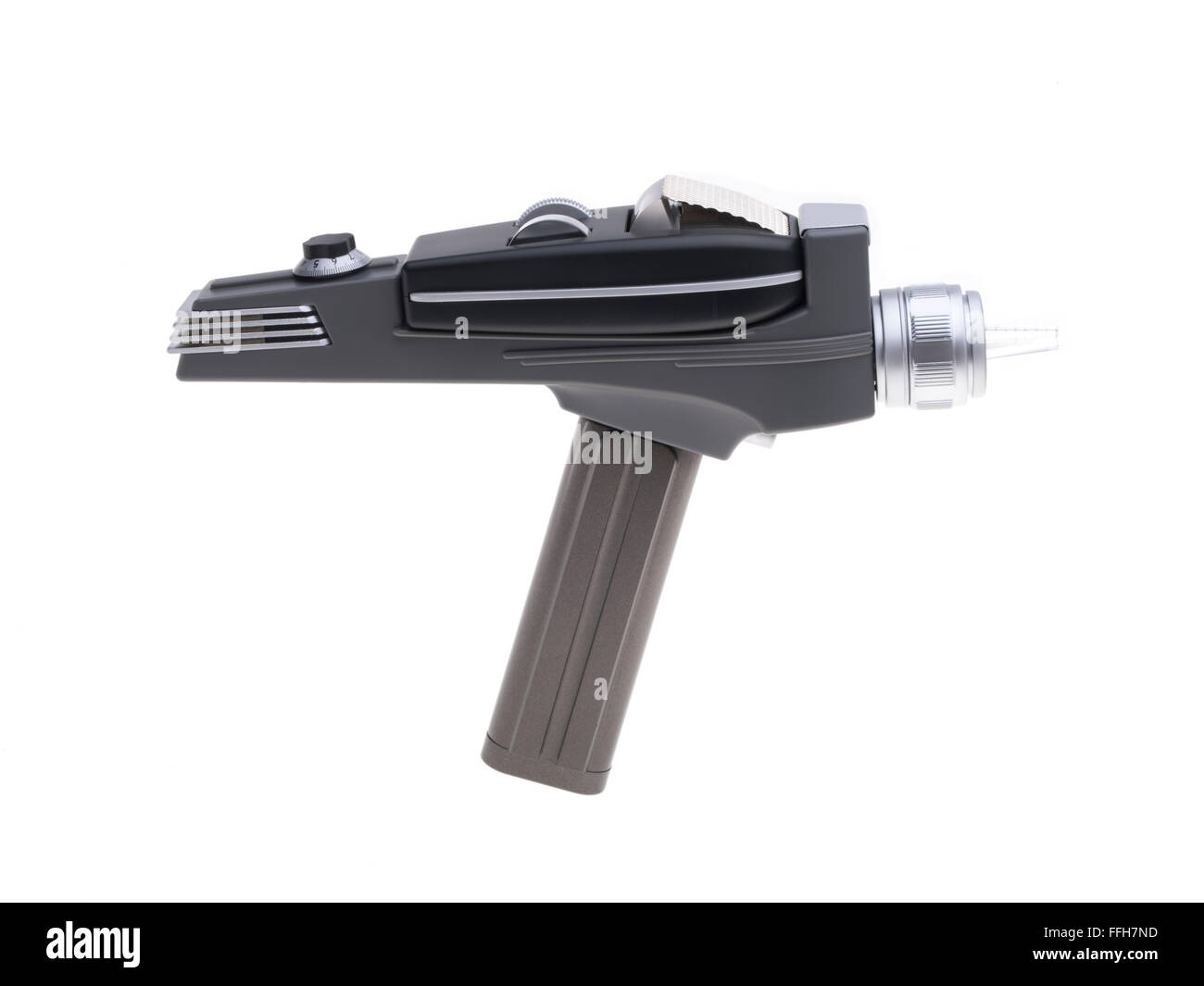 Star Trek the original television series 1966 phaser weapon able to kill or stun Stock Photo