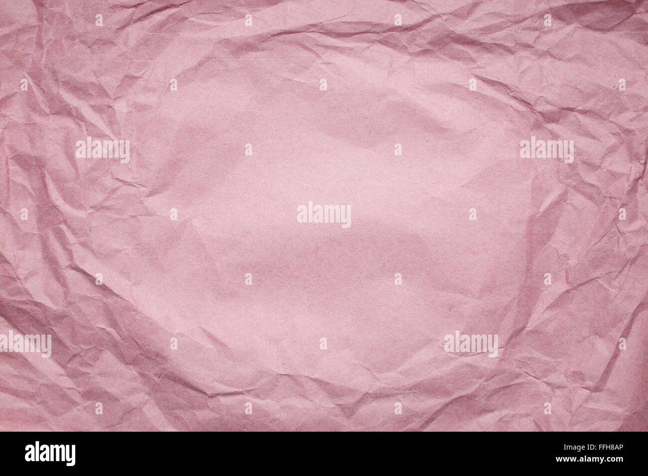 Pink Crumpled Paper Stock Photo Alamy