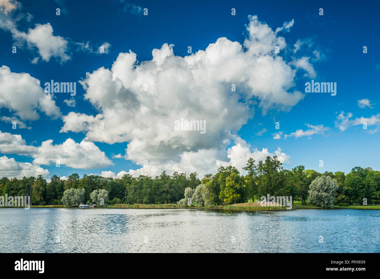 Beautiful russian landscape Stock Photo - Alamy