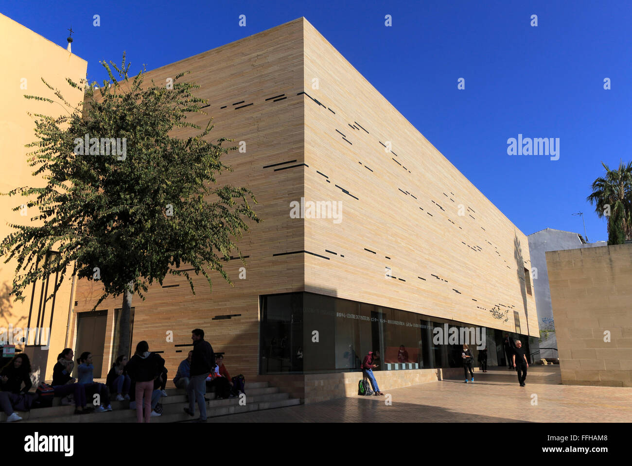 Modern architecture of visitors' centre, Centro de visitantes de Córdoba, Cordoba, Spain Stock Photo