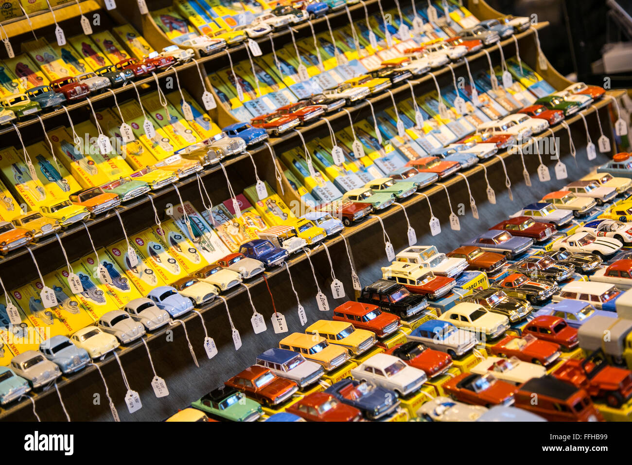 Birmingham, UK. 14th Feb, 2016. Toy Collectors Fair where people can buy antique and new