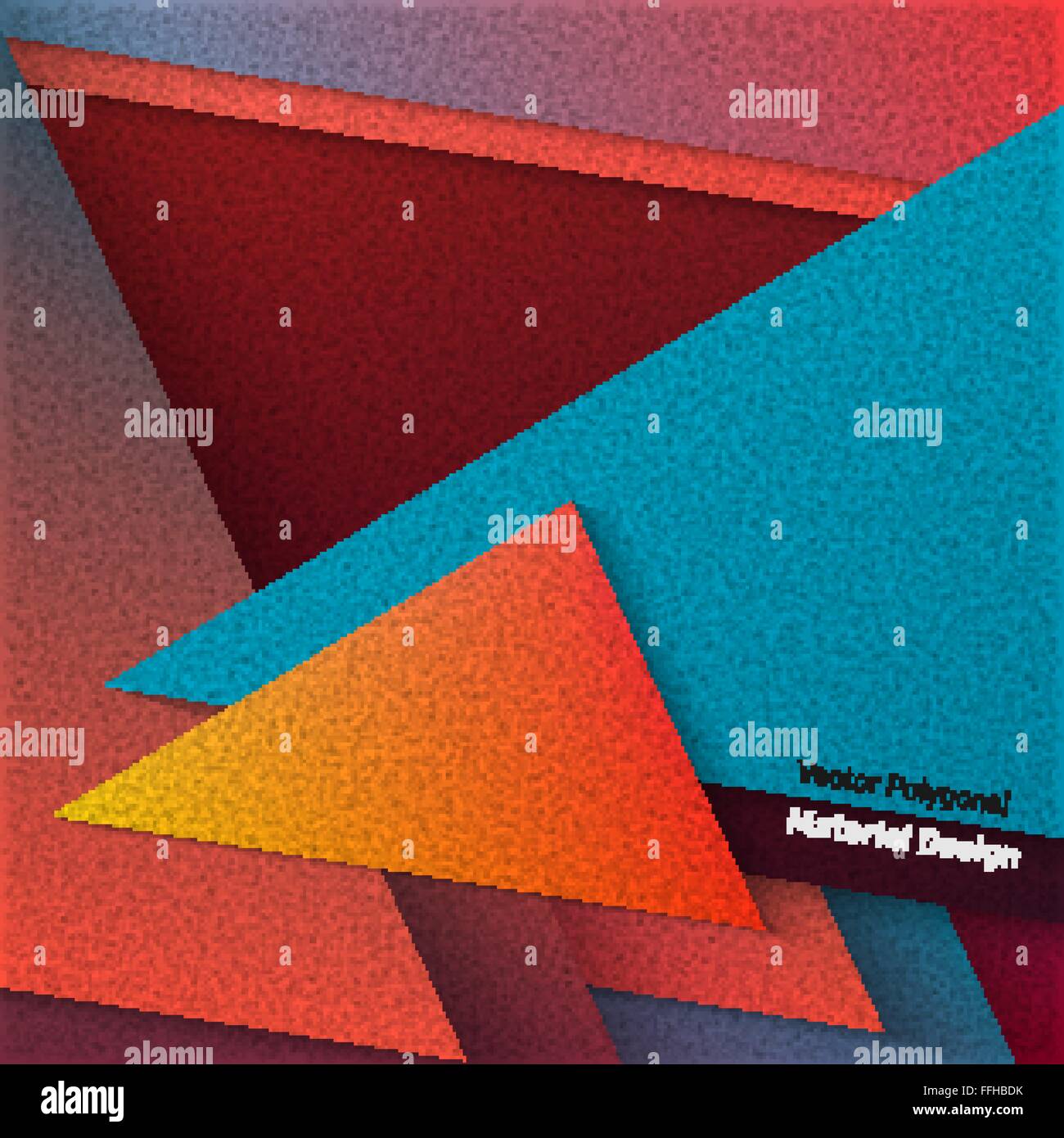 Polygonal material design Stock Vector Images - Alamy