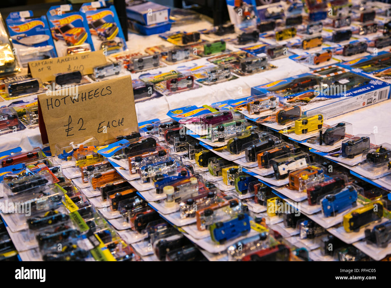 Birmingham, UK. 14th Feb, 2016. Toy Collectors Fair where people can