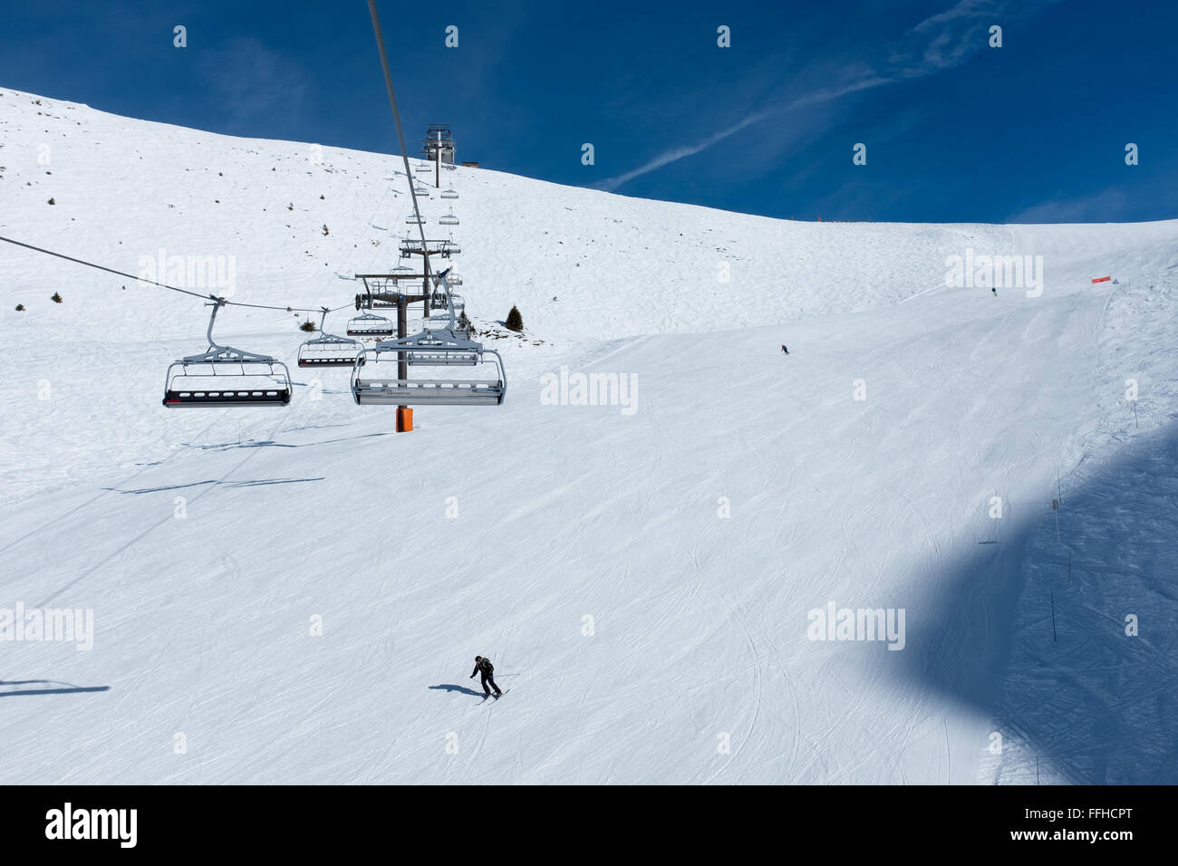 Flaine ski station in Grand Massif, French Alps Stock Photo