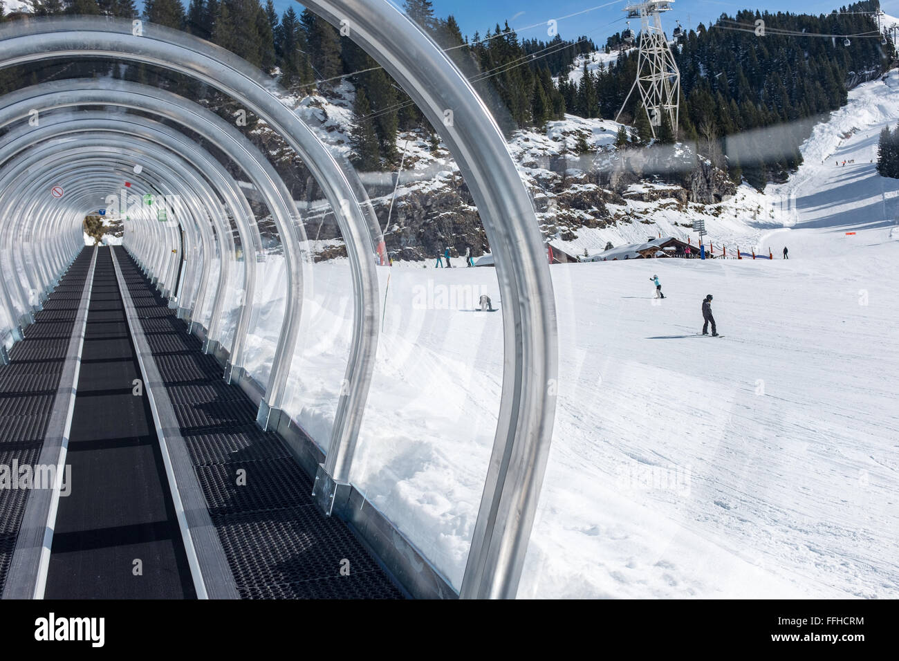 Flaine ski station in Grand Massif, French Alps Stock Photo - Alamy