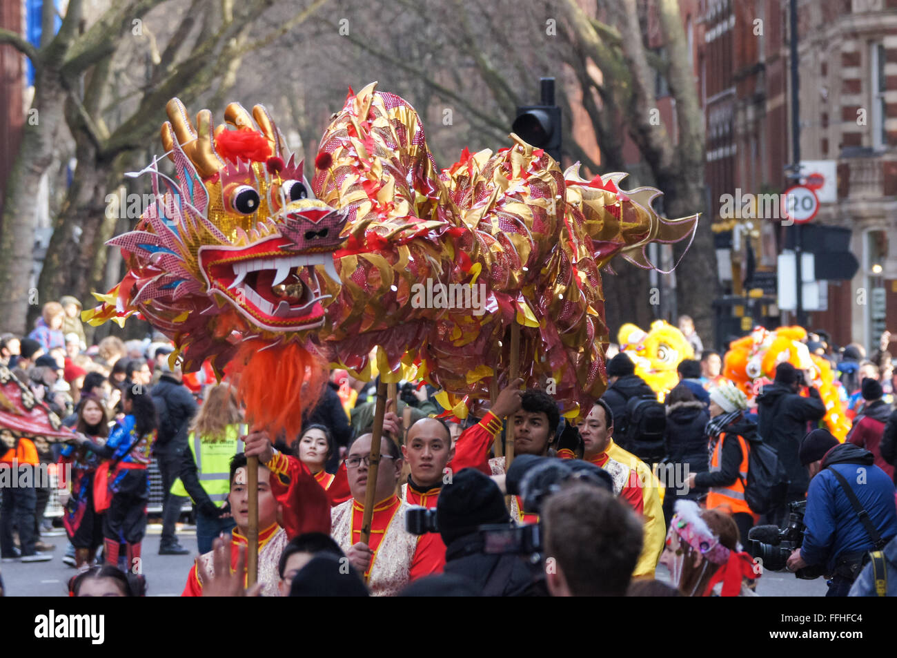 Chinese New Year celebrations in London, England United Kingdom UK Stock Photo