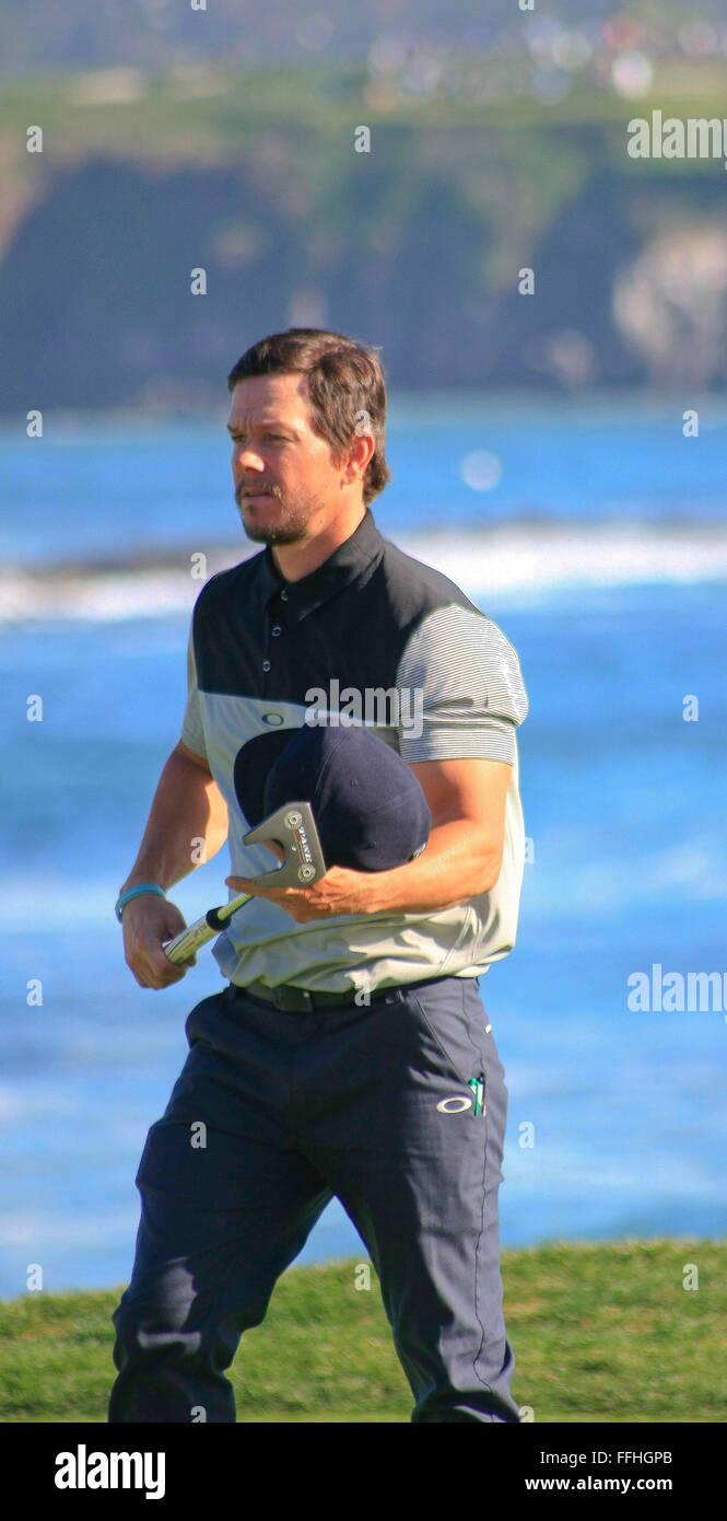 Pebble Beach Golf Links, Carmel, CA USA Mark Wahlberg (actor) plays