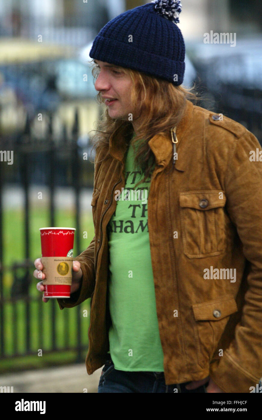 Singer, Justin Hawkins Soho London (credit image©Jack Ludlam) Stock Photo