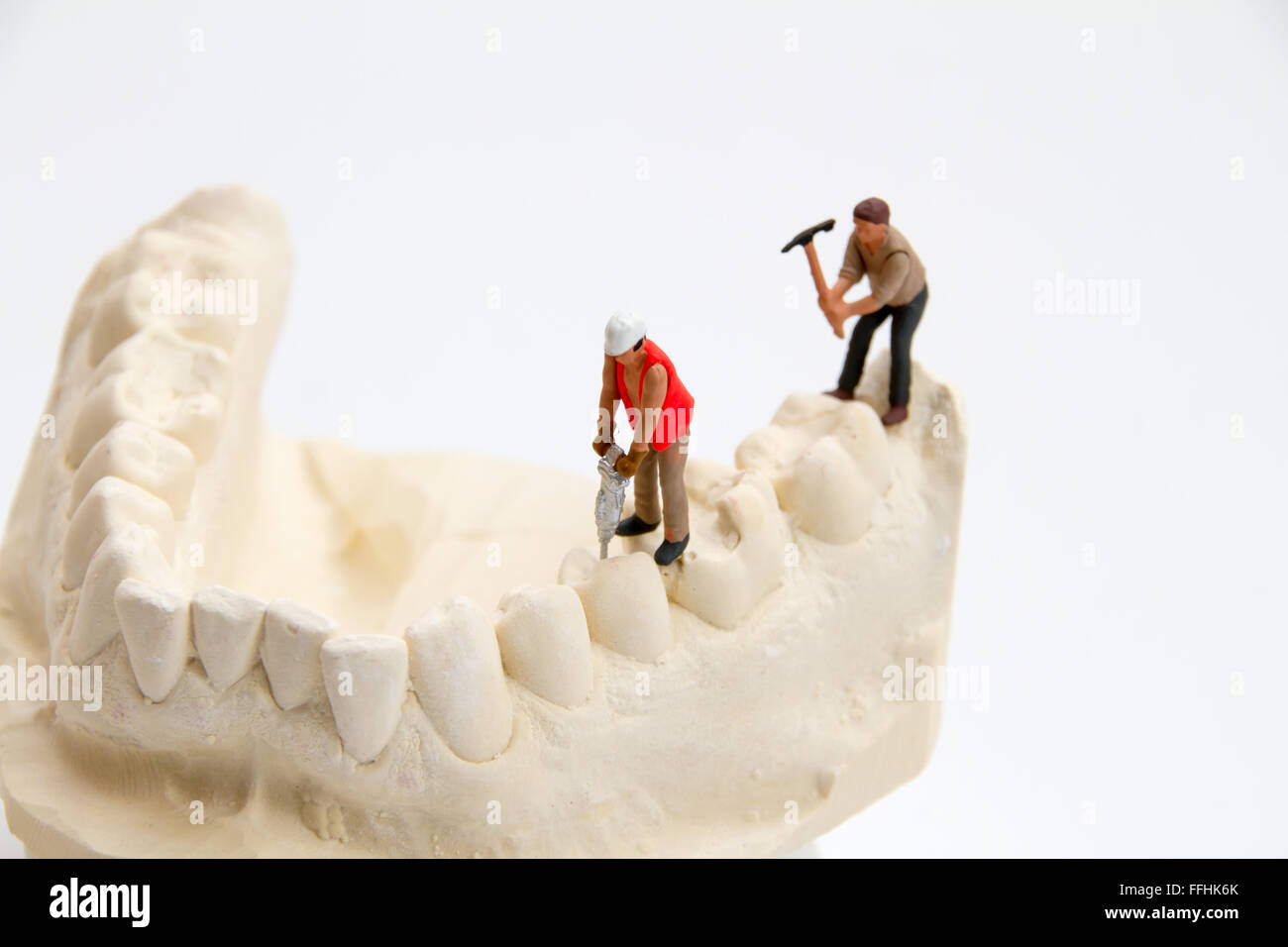 Dental Construction Stock Photo