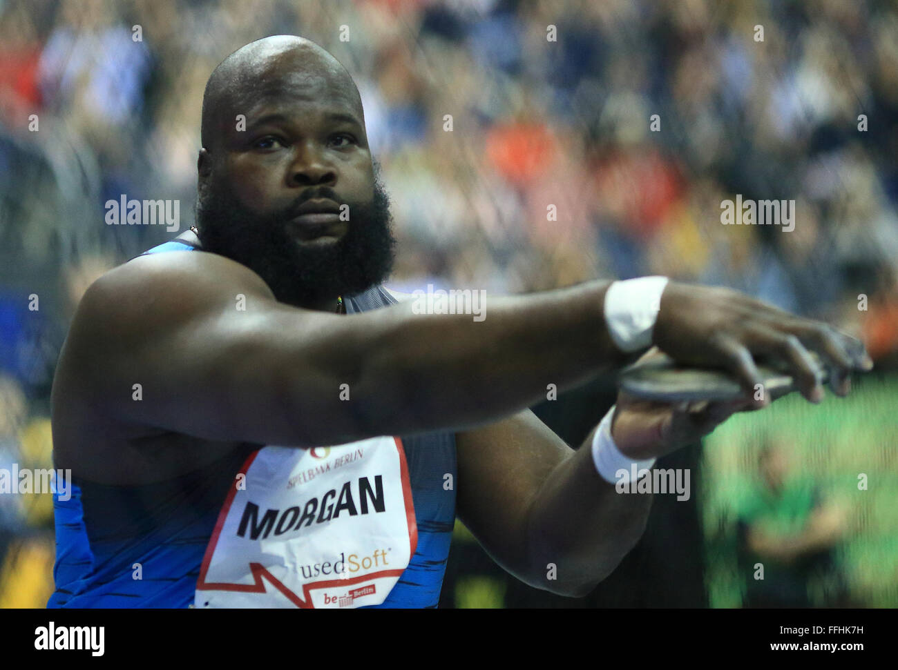 Berlin, Germany. 13th Feb, 2016. Discus thrower Jason of Jamaica