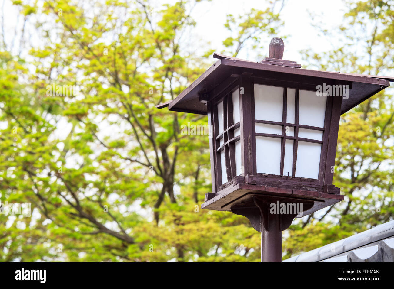 The Lamp in temple ,Japan with white background Stock Photo - Alamy