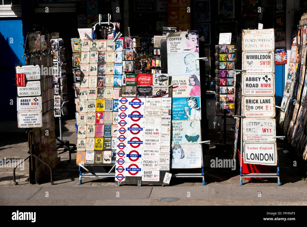 A Memorabilia Shop On The Famous Portobello Road London United