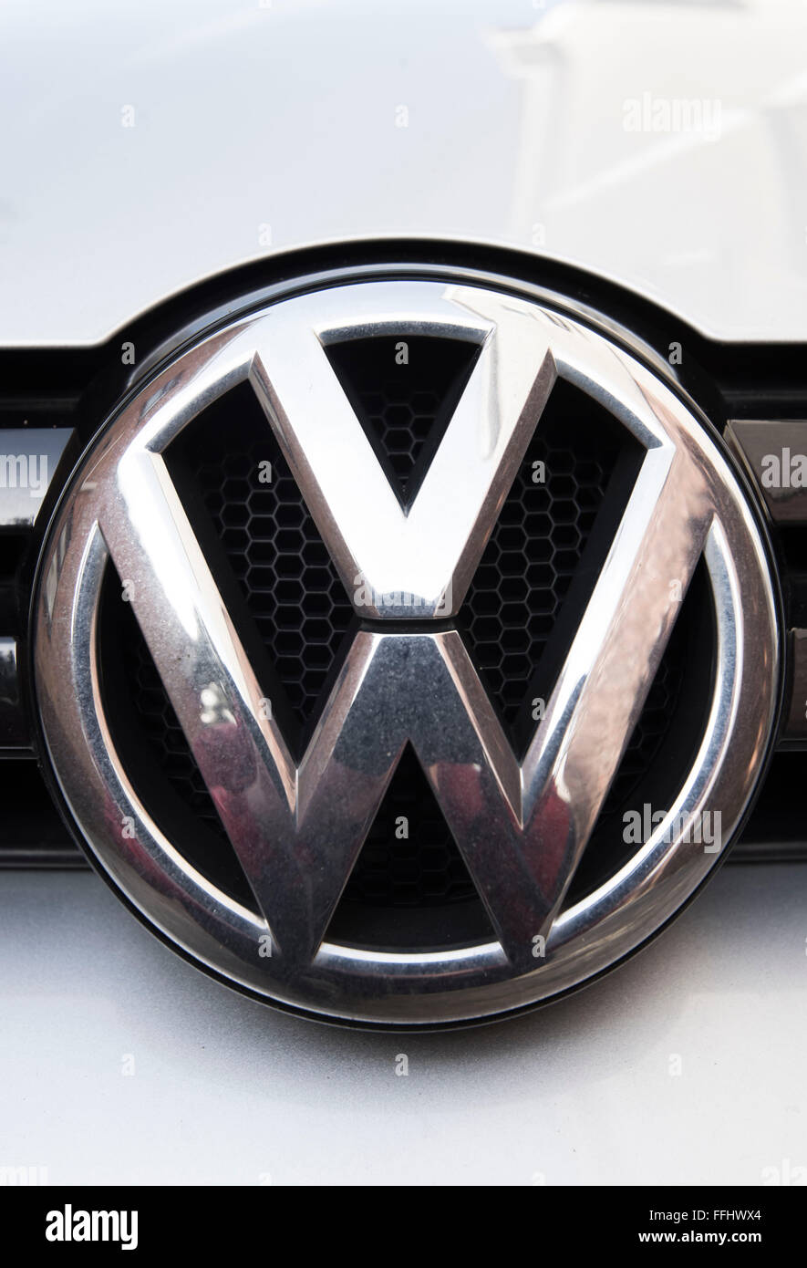Volkswagen VW car logo brand. Stock Photo