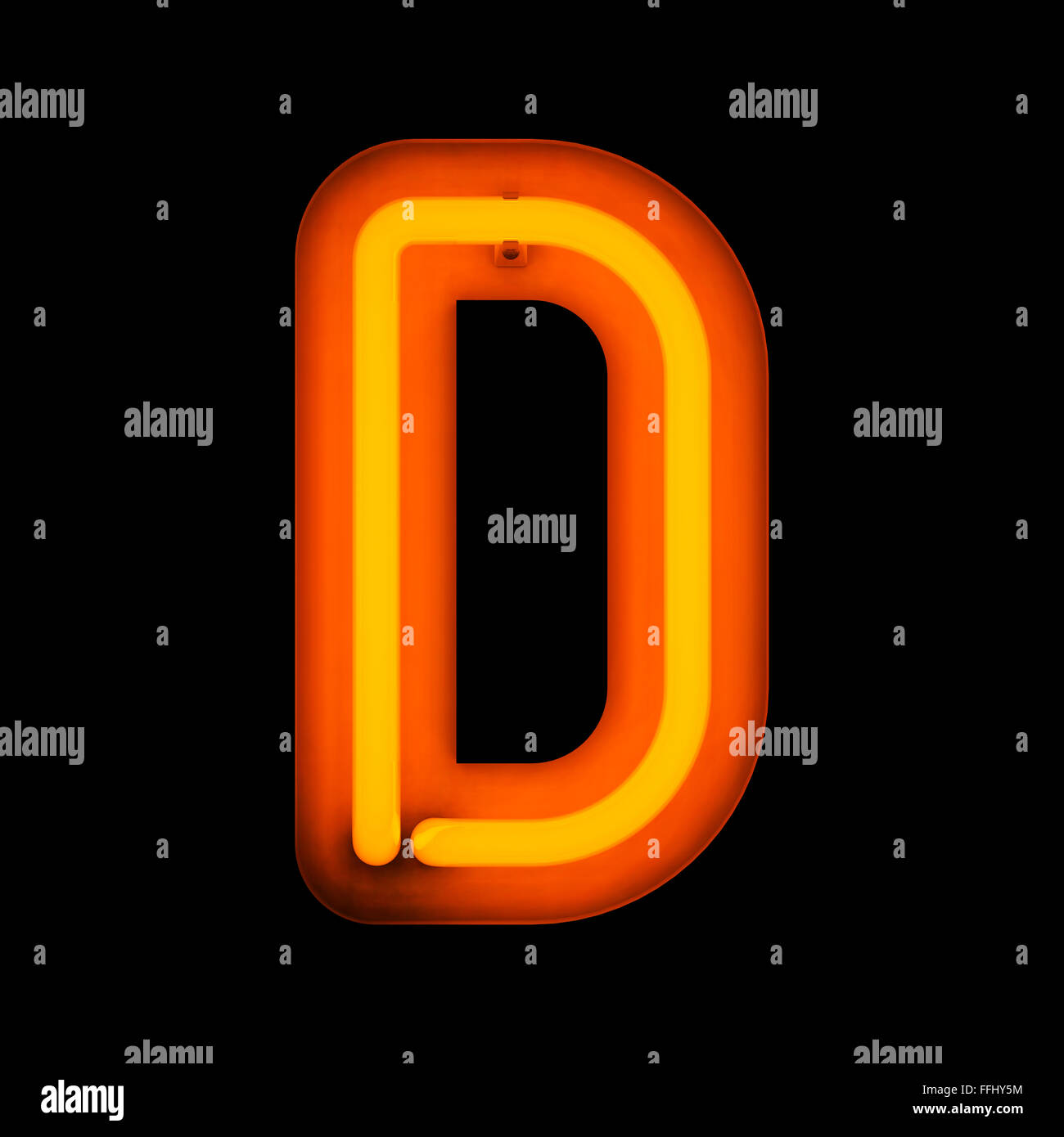 Illuminated letter d hi-res stock photography and images - Alamy
