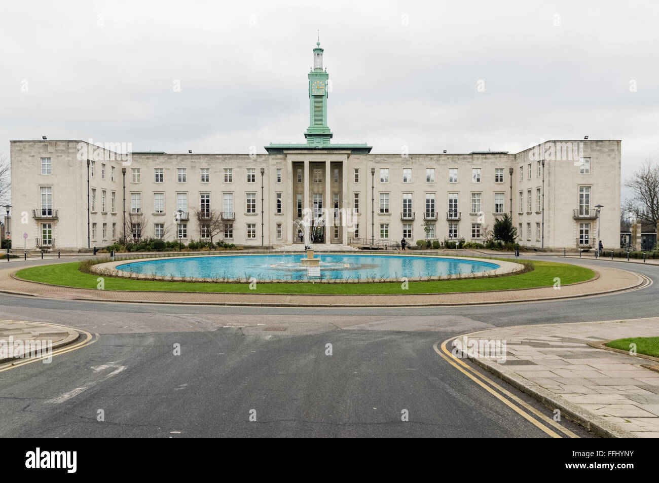 Waltham Forest Town Hall in Walthamstow, London England United Kingdom UK Stock Photo