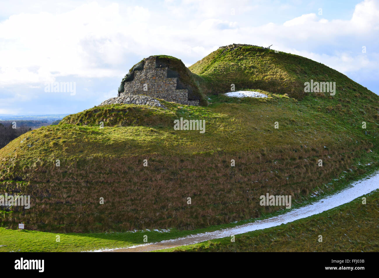 The Northumberlandia sculpture, near Cramlington, Northumberland Stock