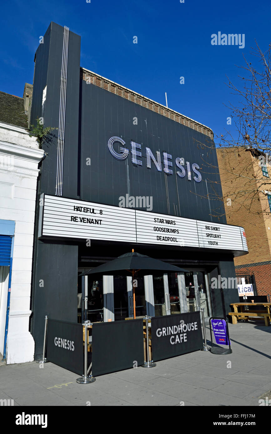 Genesis Cinema, Mile End Road built 1939 London Borough of Tower Hamlets England Britain UK Stock Photo