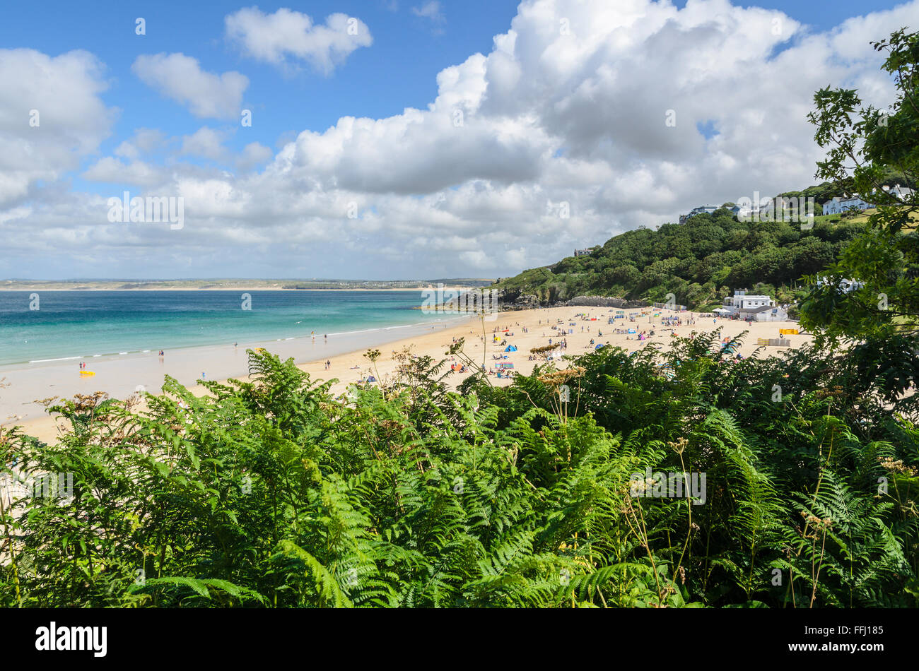 Portminster Beach, St Ives, Cornwall, England, United Kingdom. Stock Photo