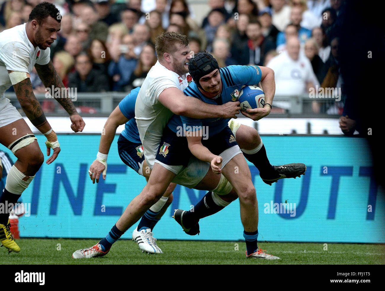 Rome, Italy. 14th Feb, 2016. On the second day of the 6 Nations Rugby ...