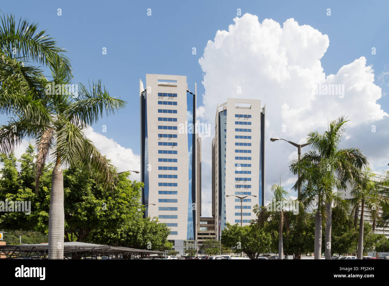 Asuncion, Paraguay. 14th February, 2016. The World Trade Center (WTC)  Asunción, a business complex, is seen during this sunny day in Asuncion,  Paraguay. Credit: Andre M. Chang/Alamy Live News Stock Photo -