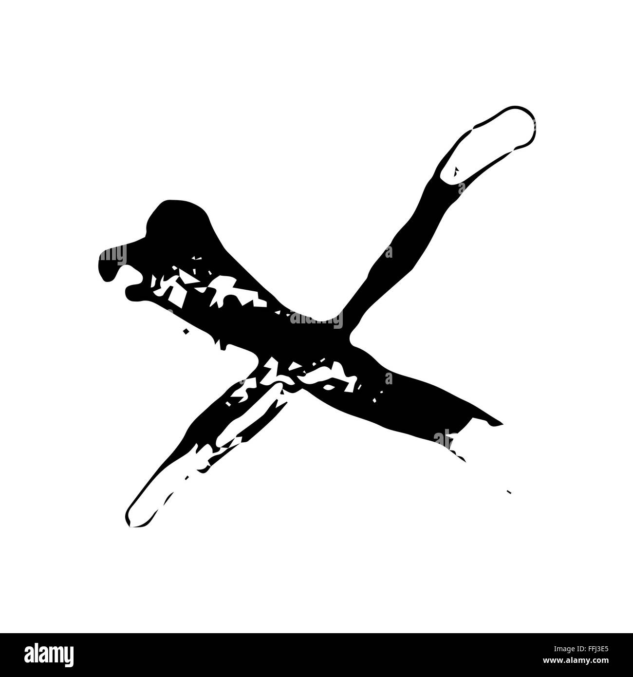 X shape Black and White Stock Photos & Images Alamy