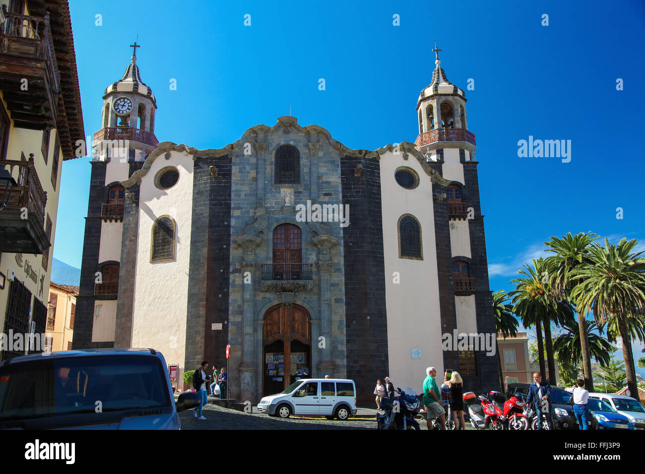 LA OROTAVA SPAIN JANUARY 22 2016 Church Nuestra Senora De La la-orotava-spain-january-22-2016-church-nuestra-senora-de-la