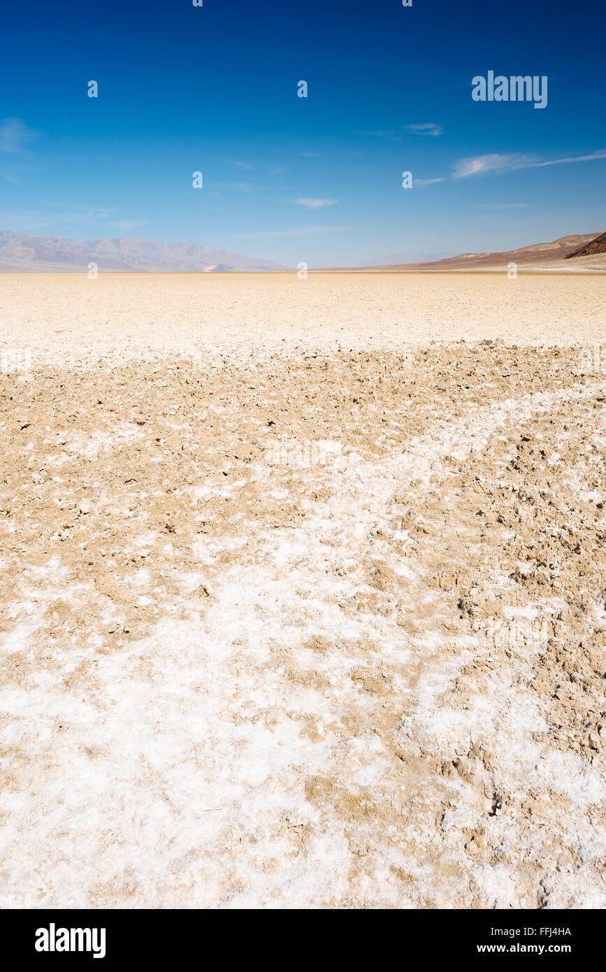 Badwater Basin in Death Valley National Park, California, the lowest ...
