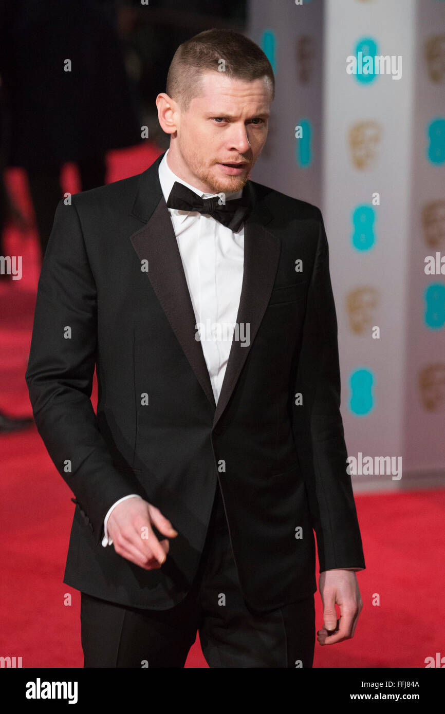 London, UK. 14 February 2016. Jack O'Connell. Red carpet arrivals for the 69th EE British Academy Film Awards, BAFTAs, at the Royal Opera House. Credit:  Vibrant Pictures/Alamy Live News Stock Photo