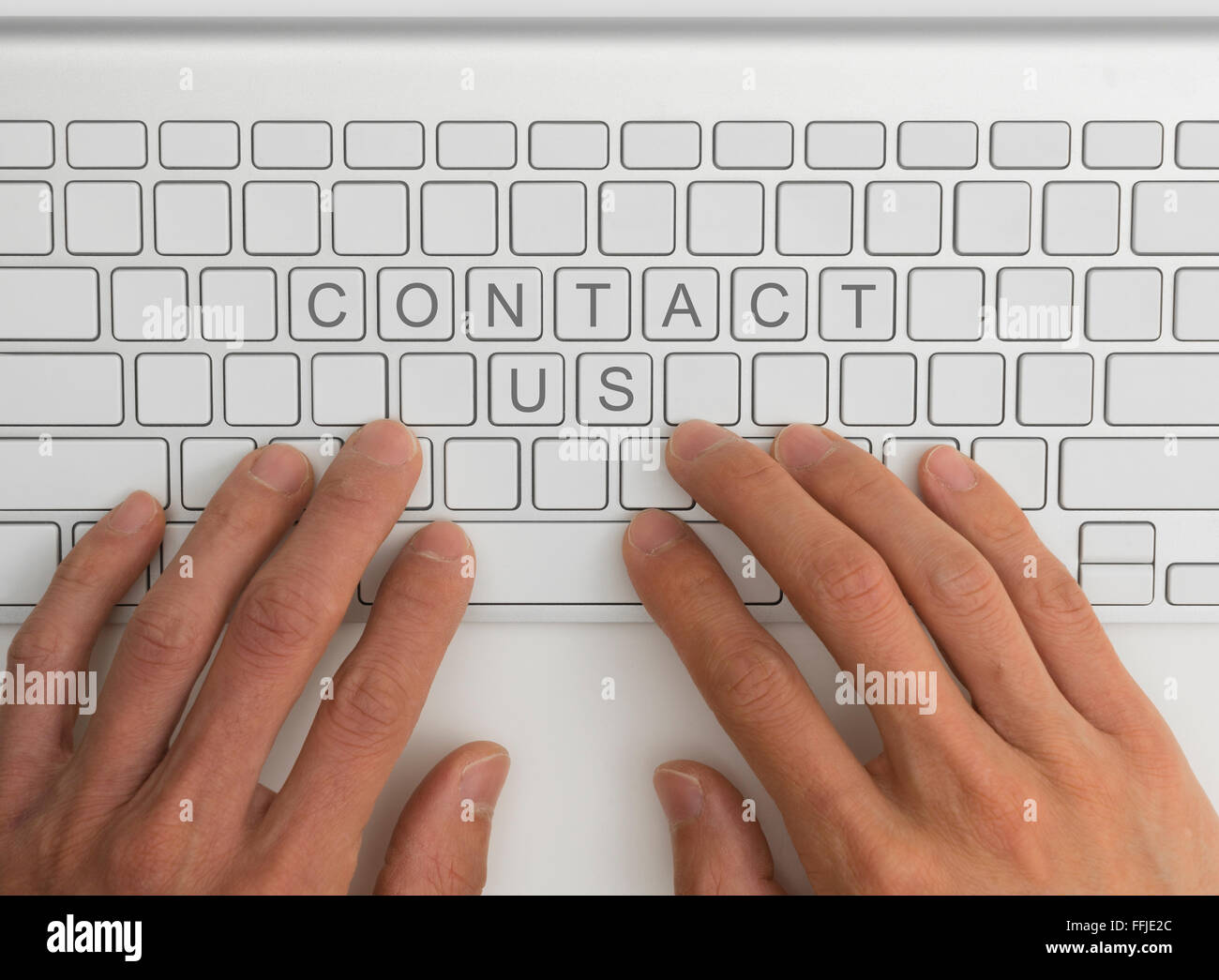 Contact us concept Stock Photo