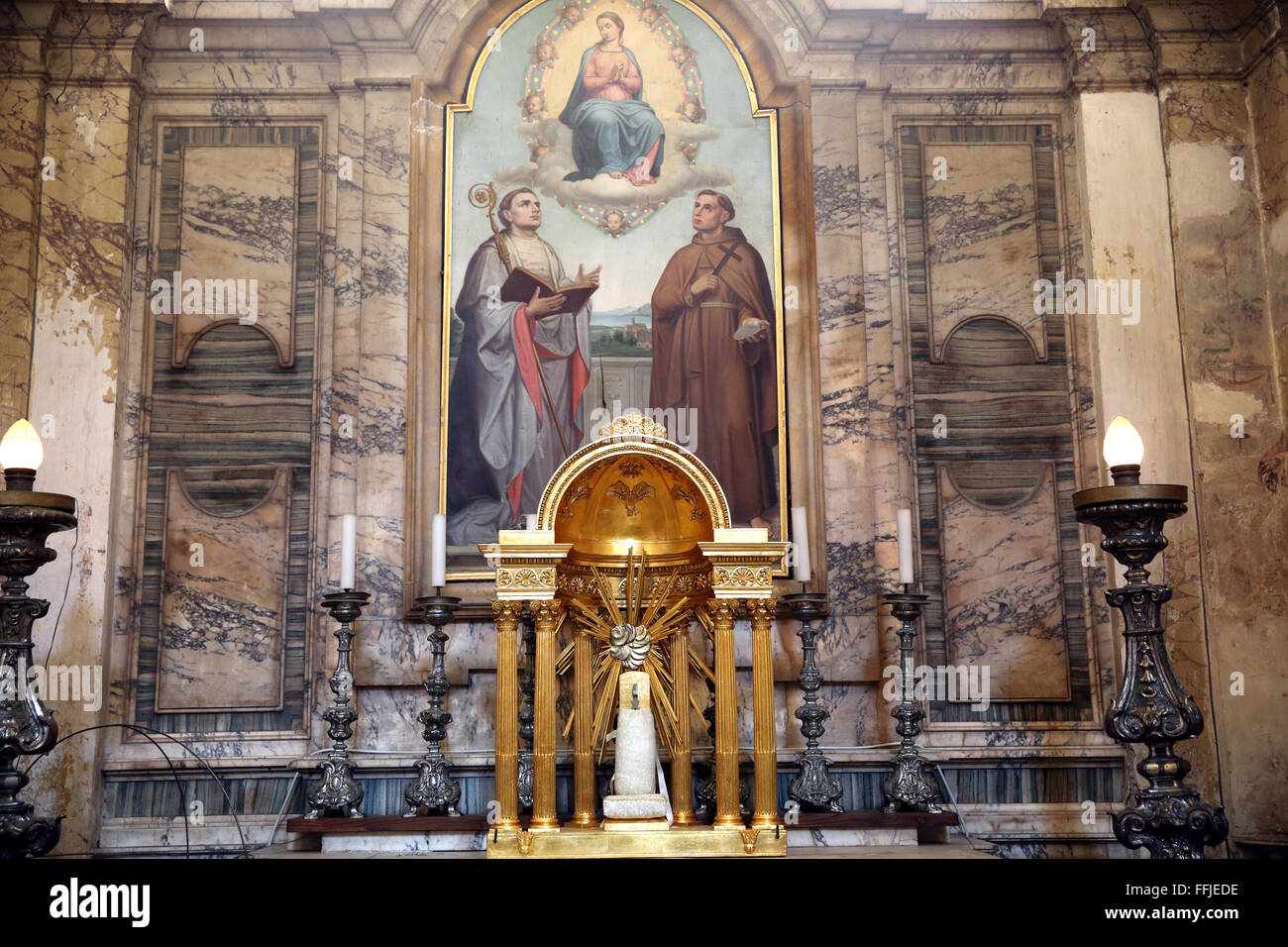 Capella Di S.Francesco Solano in the Santa Maria in Aracoeli church in Rome  Stock Photo - Alamy