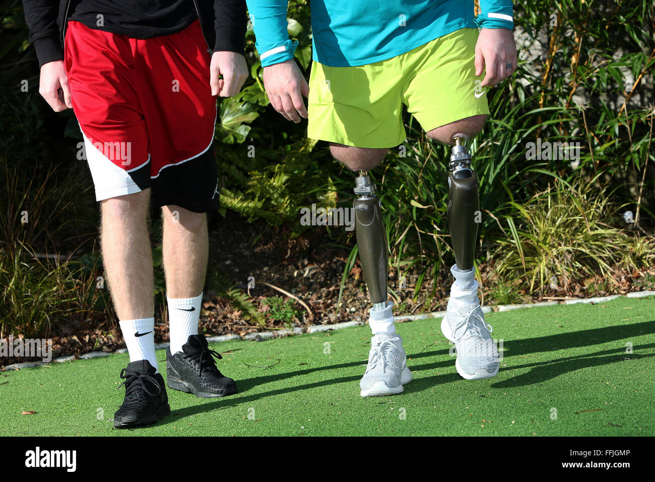 Male pictured with prosthetic legs in London, UK Stock Photo Alamy