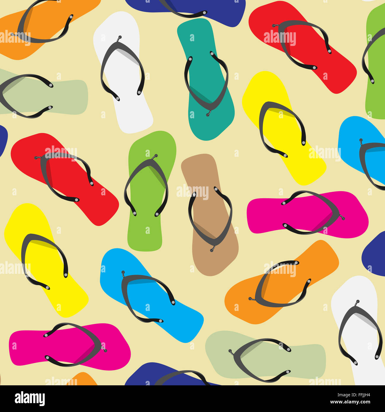 Flip flops seamless pattern color background. Flip-flop seamless ...