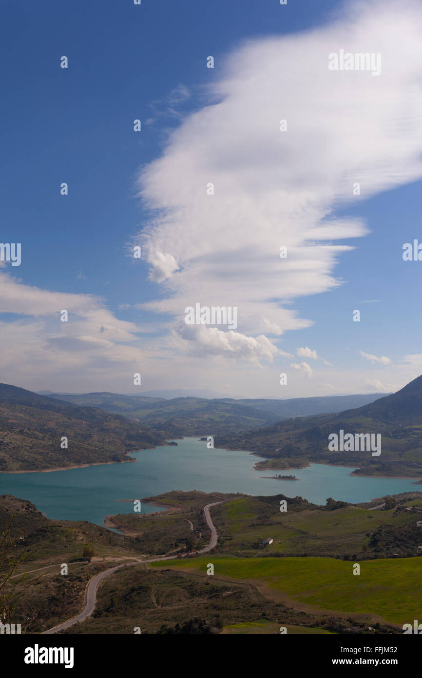Embalse de Zahara de la Sierra Stock Photo - Alamy